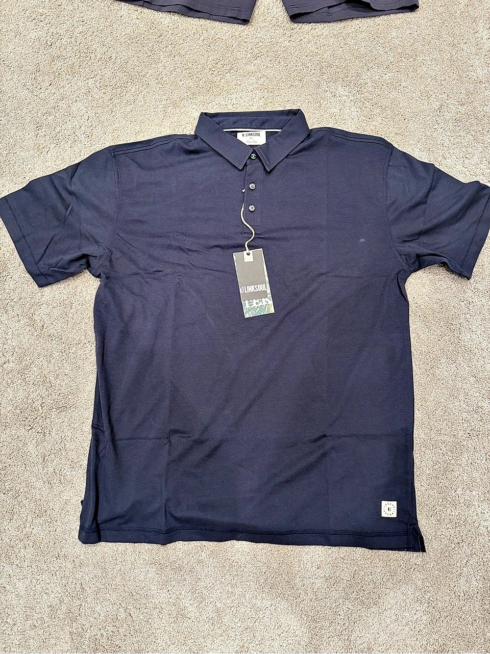 Linksoul Men's Blue Polo NWT
